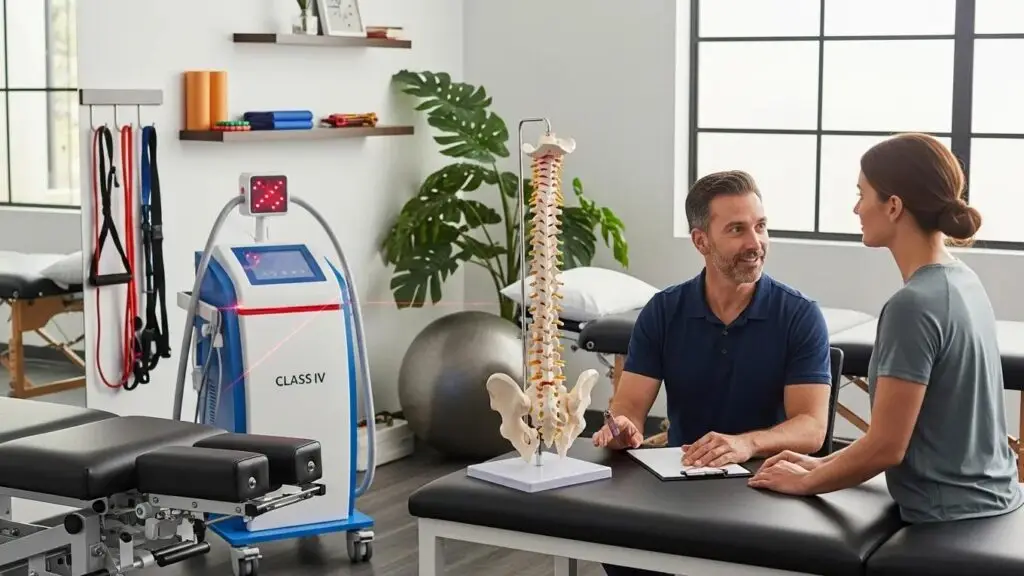 Integration of Class IV laser therapy with chiropractic care for comprehensive pain management